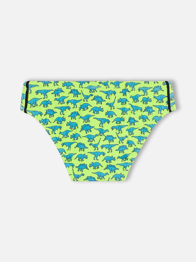 Mc2 Saint Barth Slip Mare Bambino Billy Con Stampa Dinosauri