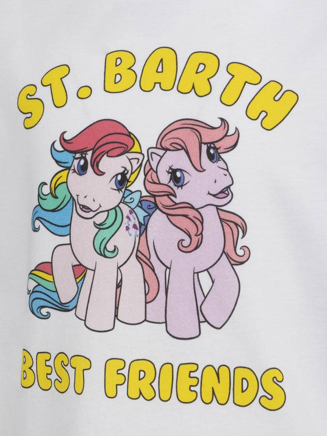 Mc2 Saint Barth T-shirt Bambina Girocollo In Jersey Di Cotone Elly Con Stampa Barbie | EDIZIONE SPECIALE IL MIO LITTLE PONY