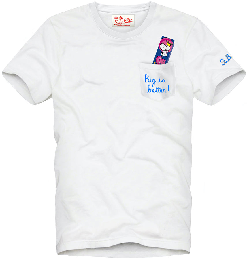 Mc2 Saint Barth T-shirt Big Babol In Cotone Con Ricamo| BIG BABOL® EDIZIONE SPECIALE