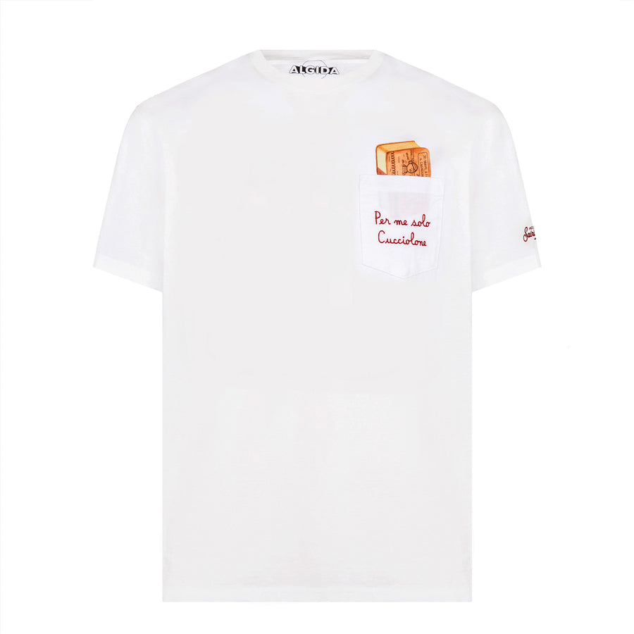 Mc2 Saint Barth T-shirt Cucciolone Da Uomo Con Ricamo| ALGIDA® EDIZIONE SPECIALE