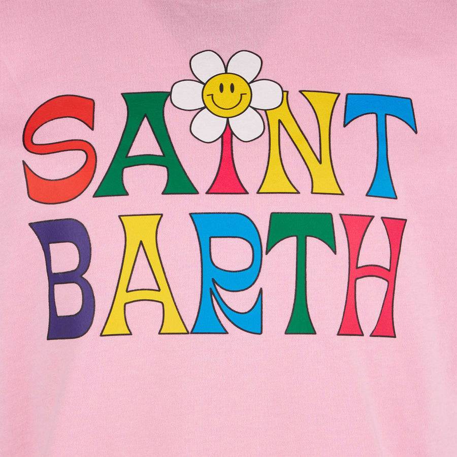 Mc2 Saint Barth T-shirt Da Bambina Con Logo Saint Barth E Margherita