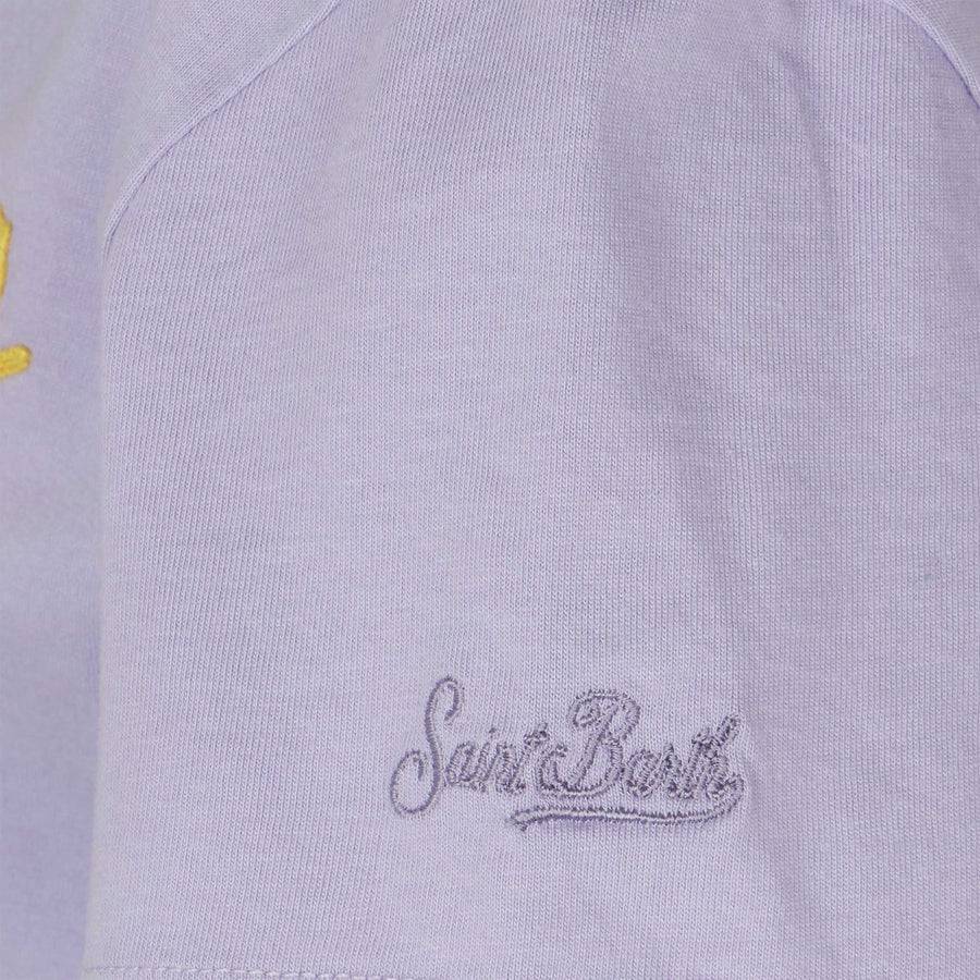 Mc2 Saint Barth T-shirt Da Bambina Con Ricamo Dreaming St. Barth