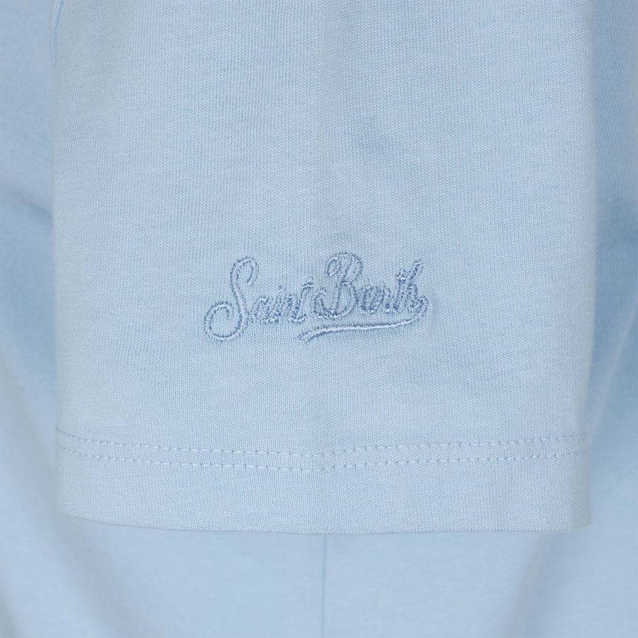 Mc2 Saint Barth T-shirt Da Bambina Con Ricamo Lost In St. Barth
