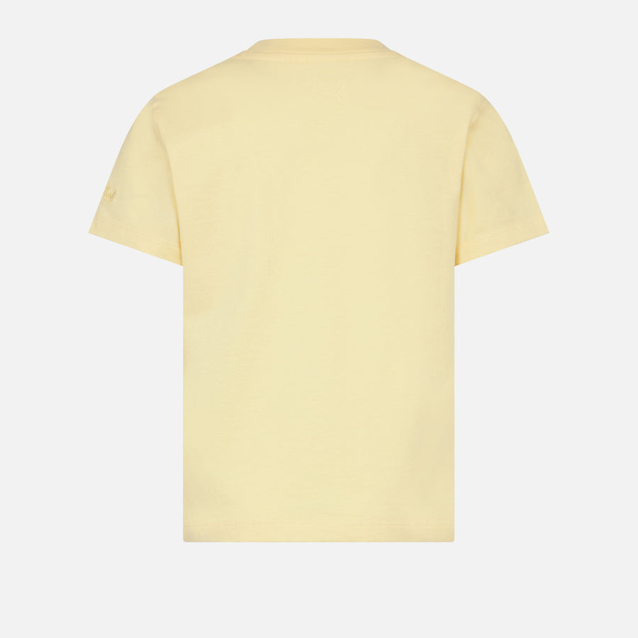 Mc2 Saint Barth T-shirt Da Bambina Con Ricamo St. Barth Addicted