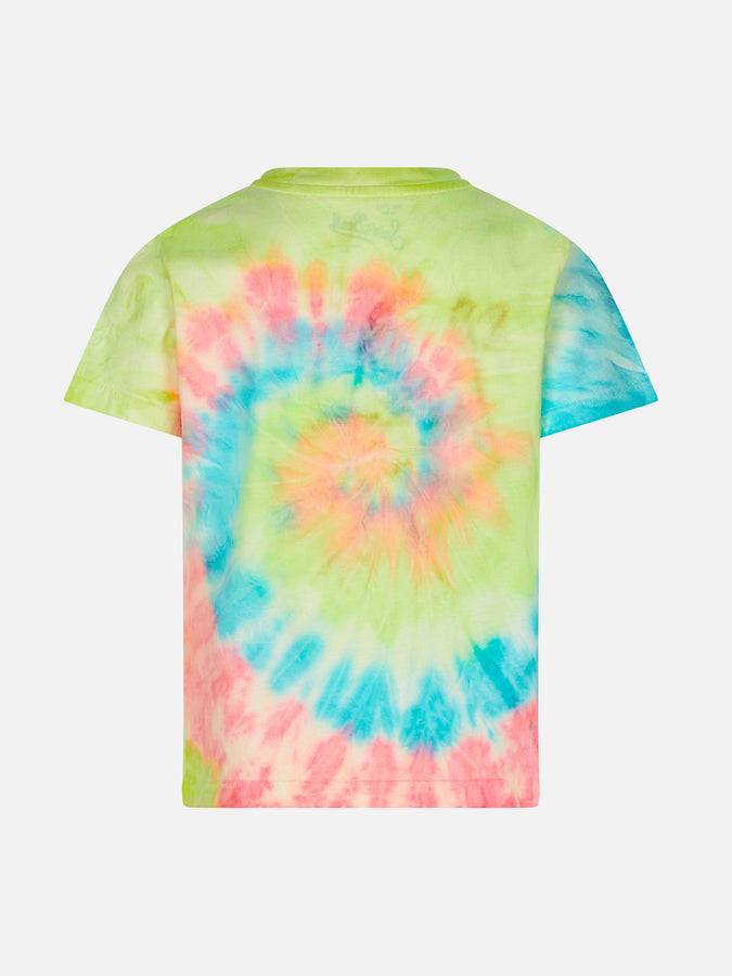 Mc2 Saint Barth T-shirt Da Bambina Con Ricamo Sun Barth Lover