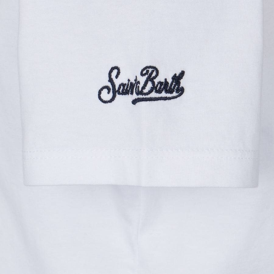 Mc2 Saint Barth T-shirt Da Bambina Con Scritta Portami Al Mare!