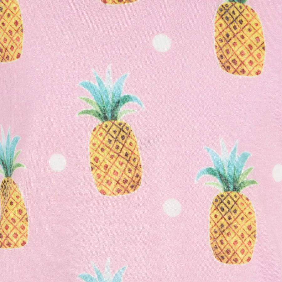 Mc2 Saint Barth T-shirt Da Bambina Con Stampa Ananas