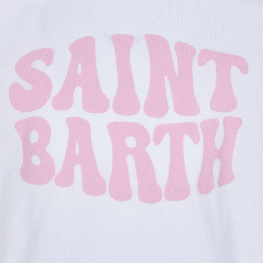 Mc2 Saint Barth T-shirt Da Bambina In Cotone Con Stampa Groovy Di Saint Barth
