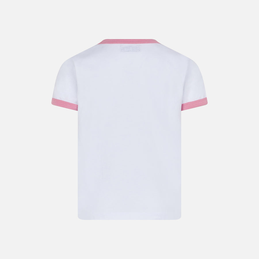 Mc2 Saint Barth T-shirt Da Bambina In Cotone Con Stampa Groovy Di Saint Barth