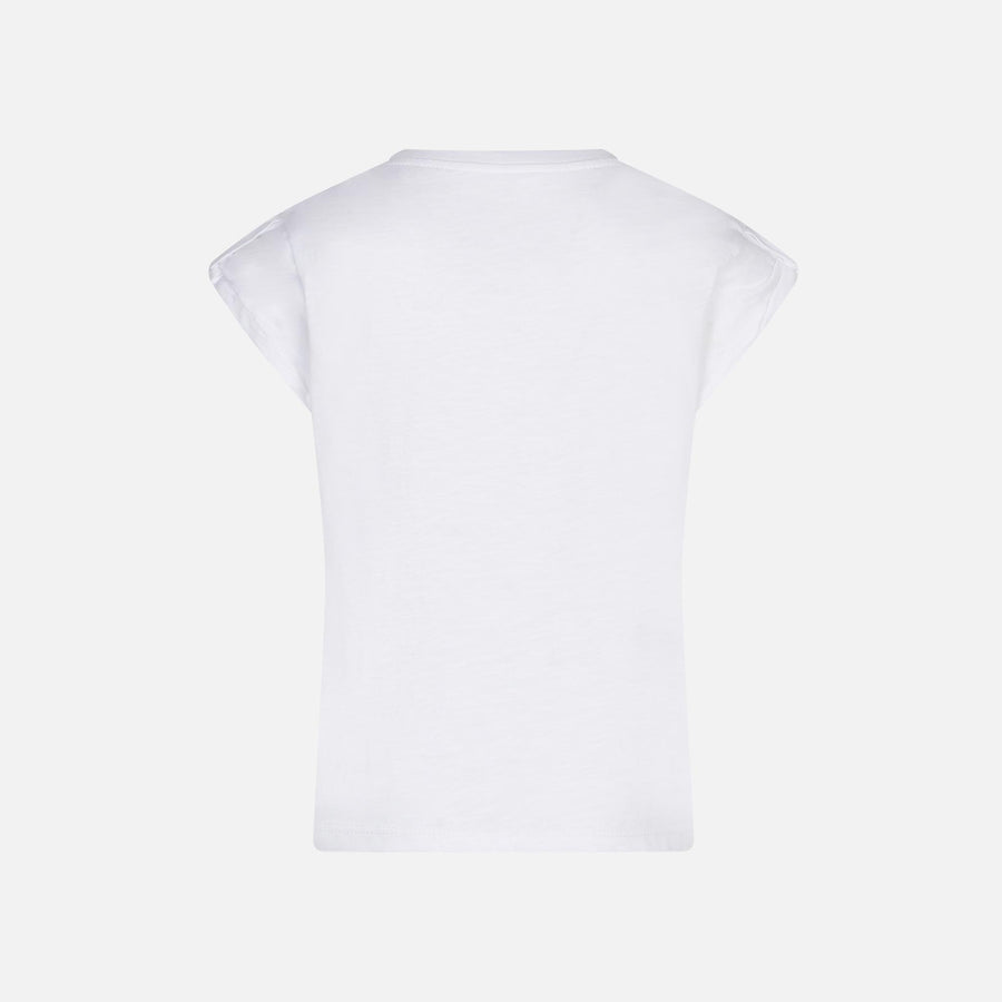 Mc2 Saint Barth T-shirt Da Bambina In Cotone Con Stampa Saint Barth