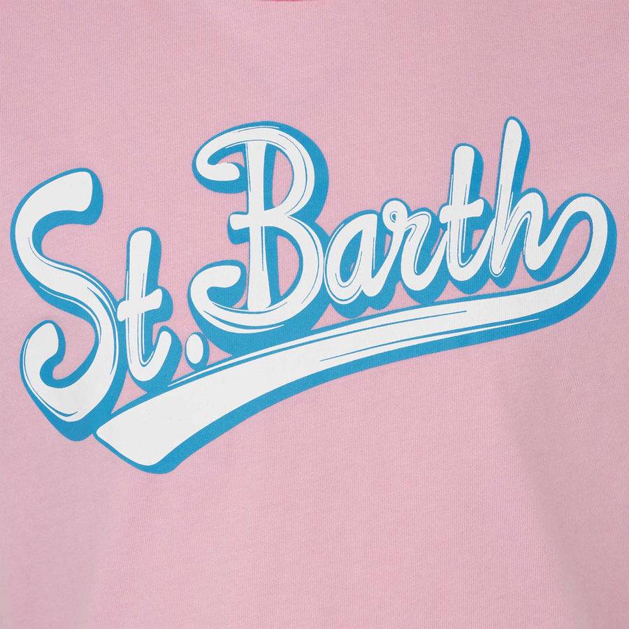 Mc2 Saint Barth T-shirt Da Bambina In Cotone Con Stampa St. Barth