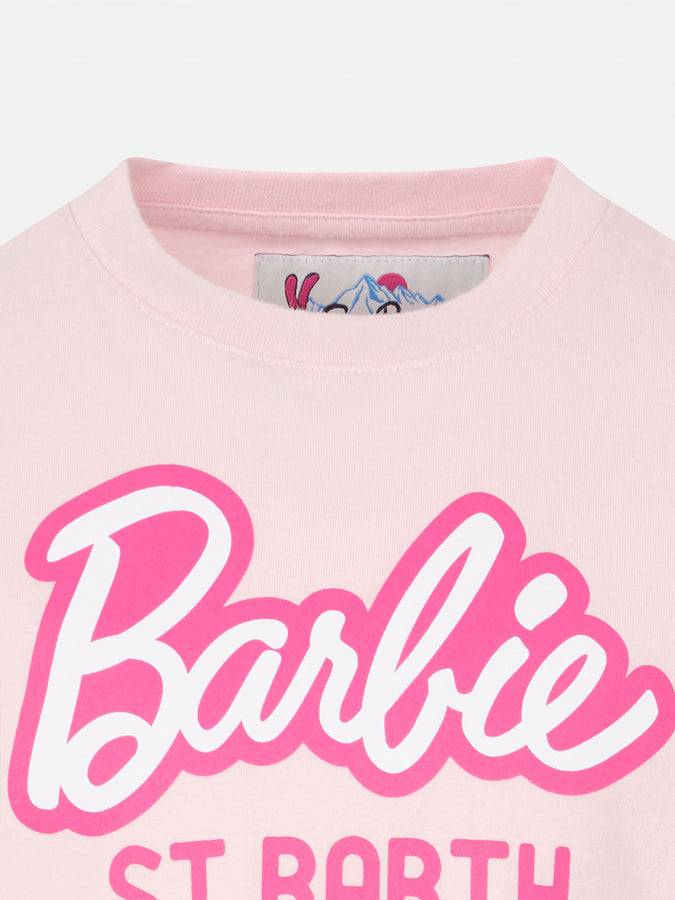 Mc2 Saint Barth T-shirt Da Bambina In Cotone Pesante Con Stampa Barbie St. Barth | EDIZIONE SPECIALE BARBIE