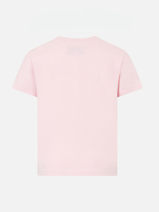 Mc2 Saint Barth T-shirt Da Bambina In Cotone Pesante Con Stampa Barbie St. Barth | EDIZIONE SPECIALE BARBIE