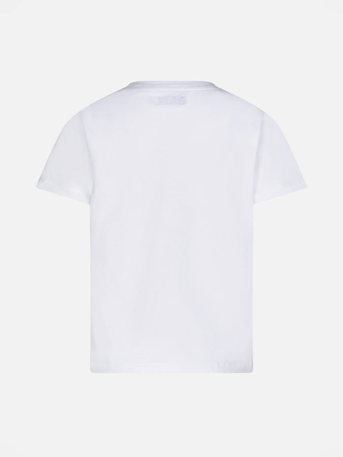 Mc2 Saint Barth T-shirt Da Bambina Stampa Snoopy | Peanuts© Edizione Speciale