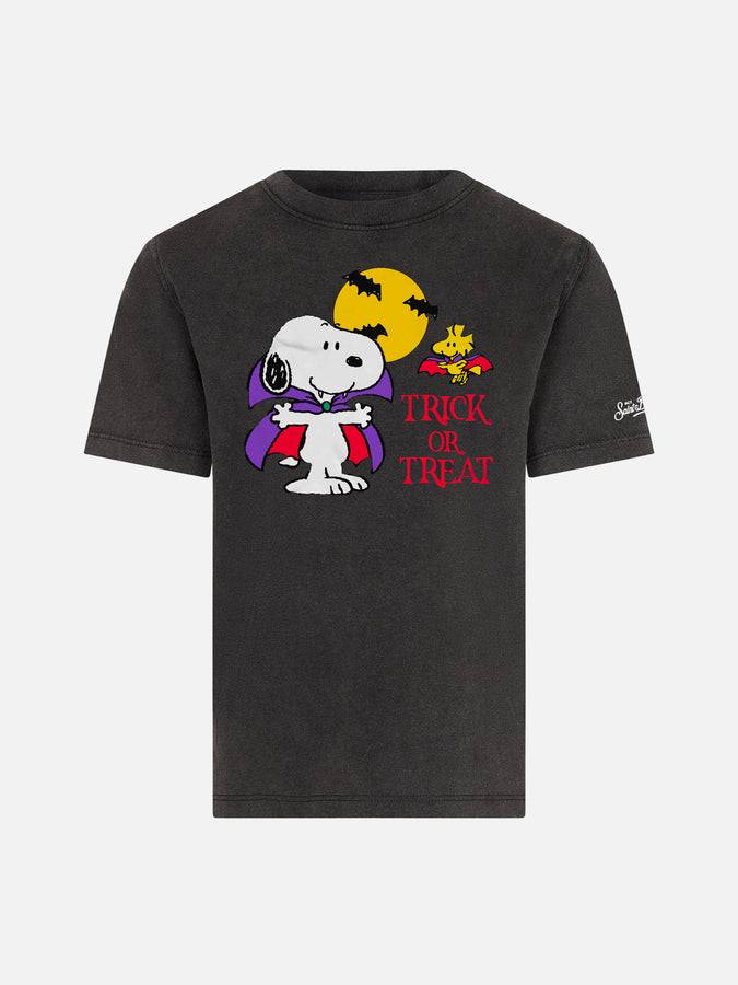 Mc2 Saint Barth T-shirt da bambino con scritta Trick or Treat| PEANUTS™ SPECIAL EDITION