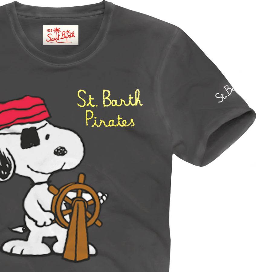 Mc2 Saint Barth T-shirt Da Bambino Con Snoopy Pirata | SNOOPY - EDIZIONE SPECIALE PEANUTS™
