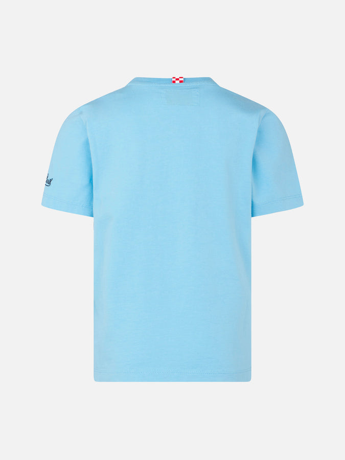 Mc2 Saint Barth T-shirt Da Bambino Con Stampa Auto Fiat 500 | Fiat © 500 Edizione Speciale