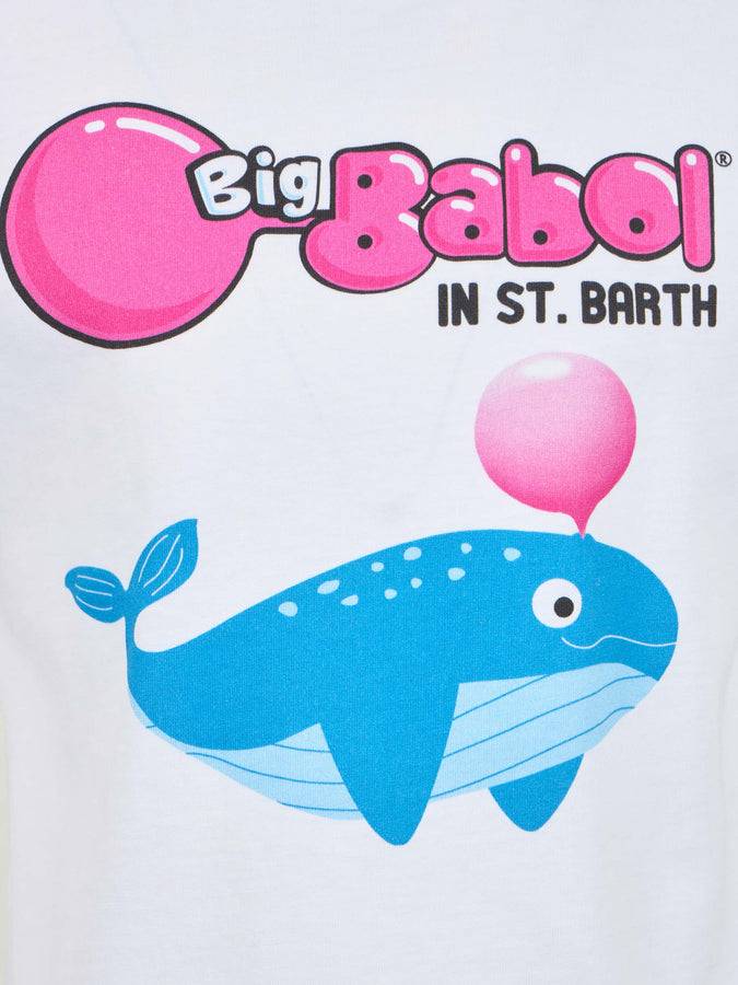 Mc2 Saint Barth T-shirt Da Bambino Con Stampa Piazzata Balena Big Babol | EDIZIONE SPECIALE BIG BABOL