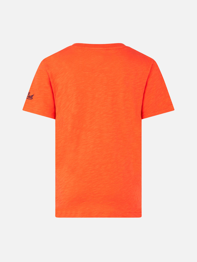 Mc2 Saint Barth T-shirt Da Bambino Con Stampa Rich Surfer