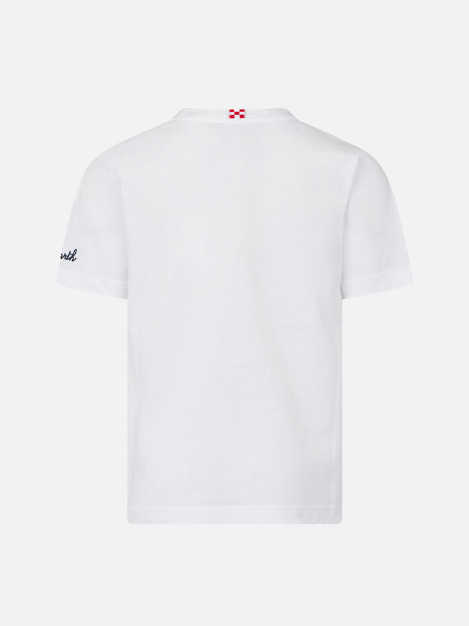 Mc2 Saint Barth T-shirt Da Bambino Con Stampa Surfista Snoopy | SNOOPY - EDIZIONE SPECIALE PEANUTS™