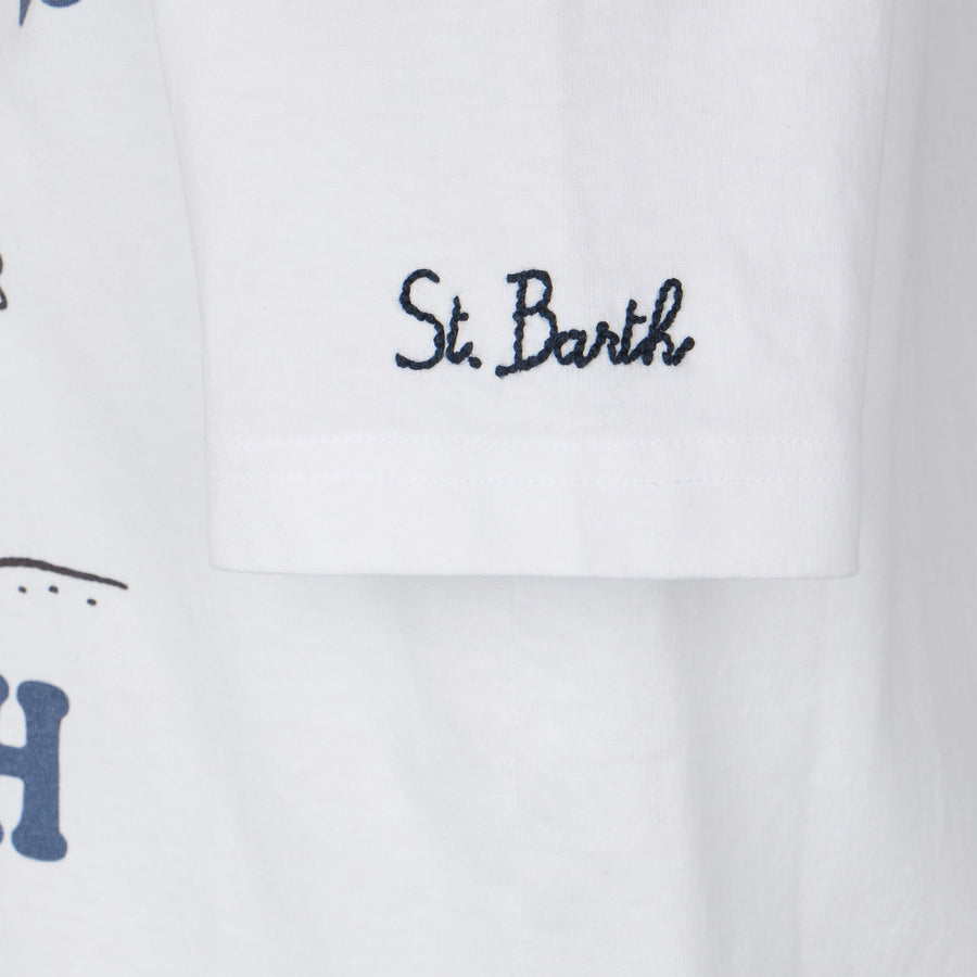 Mc2 Saint Barth T-shirt Da Bambino Con Stampa Surfista Snoopy | SNOOPY - EDIZIONE SPECIALE PEANUTS™