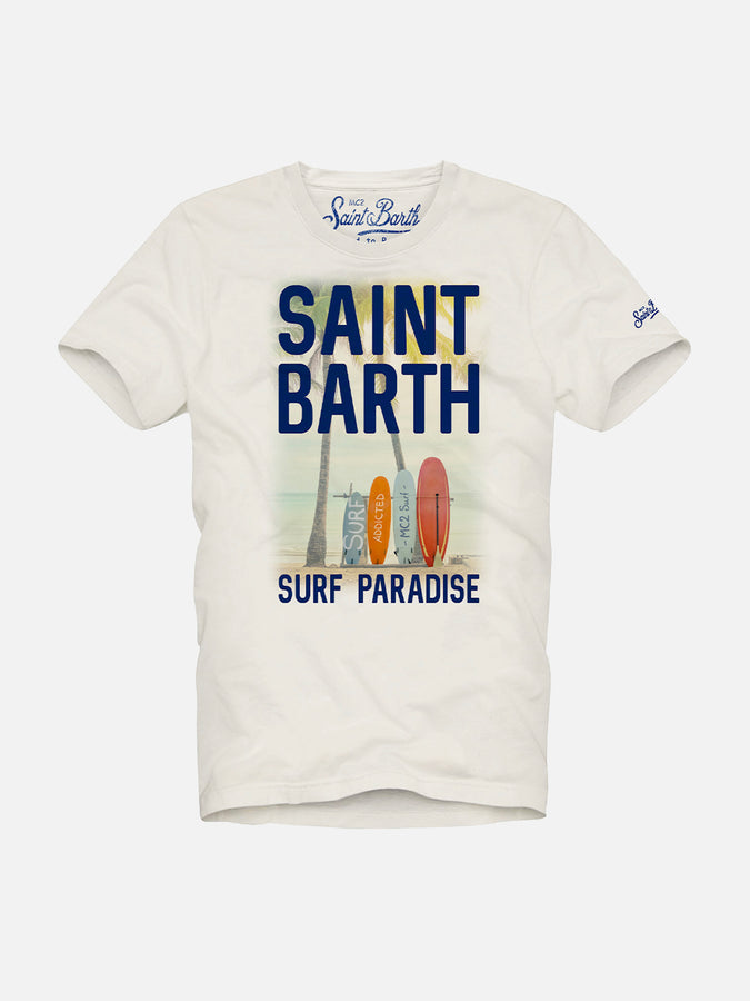 Mc2 Saint Barth T-shirt da bambino con stampa tramonto