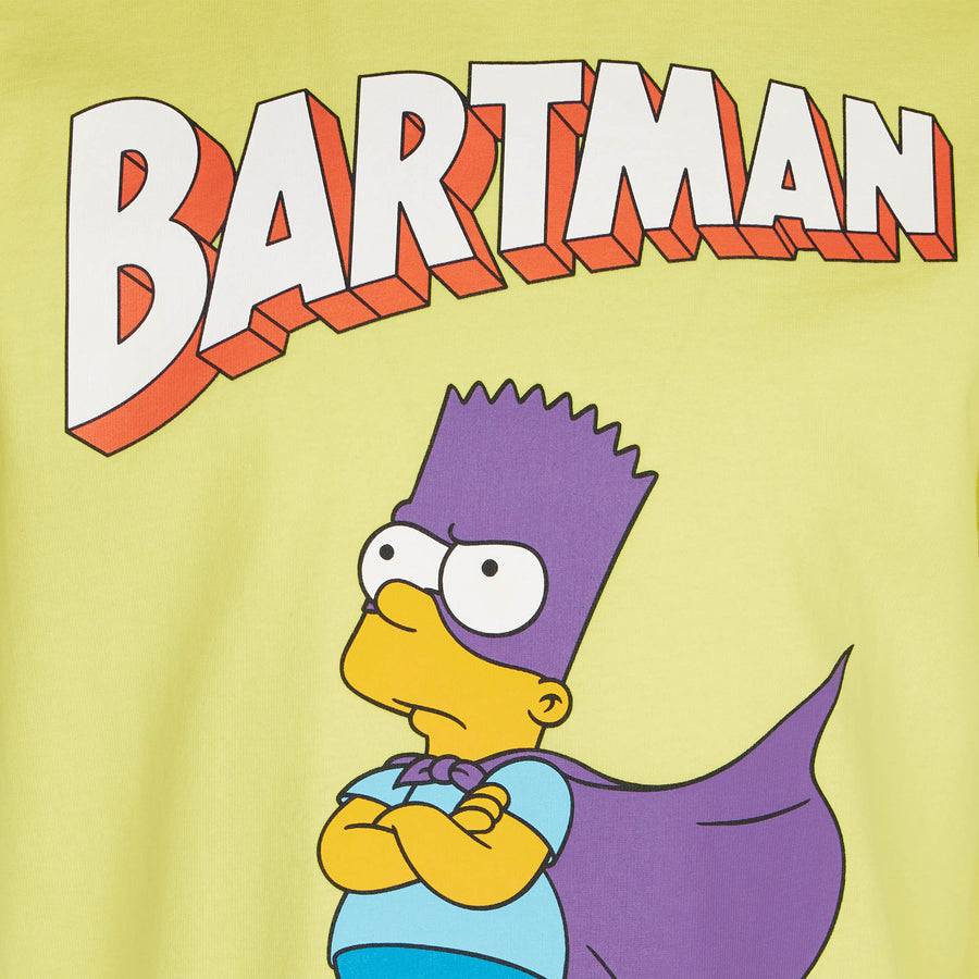 Mc2 Saint Barth T-shirt Da Bambino Gialla In Cotone Con Stampa Bartman | EDIZIONE SPECIALE DEI SIMPSON