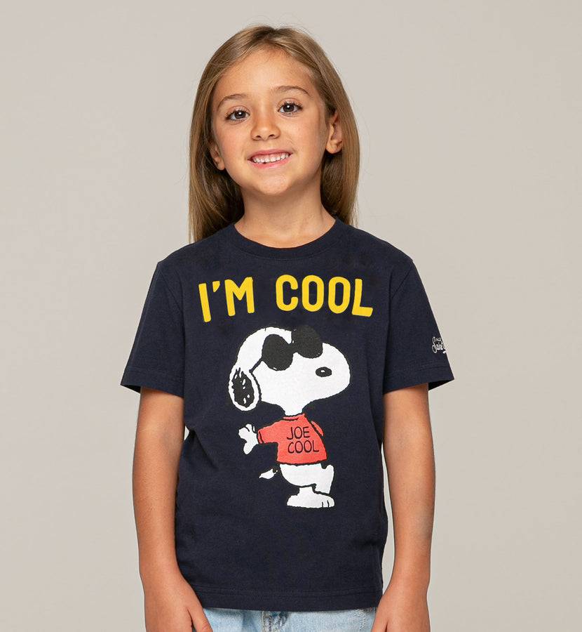 Mc2 Saint Barth T-shirt Da Bambino I'm Cool Snoopy Stampa | Edizione Speciale Peanuts™