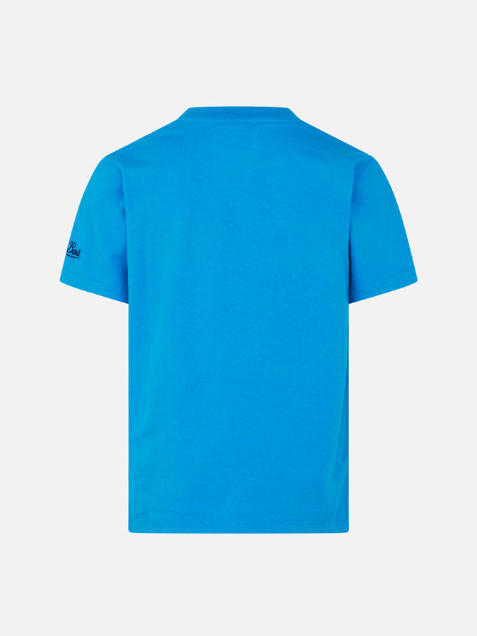 Mc2 Saint Barth T-shirt Da Bambino In Cotone Con Stampa