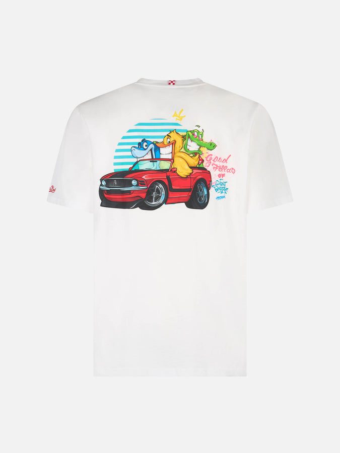 Mc2 Saint Barth T-shirt Da Bambino In Cotone Con Stampa Crew Cryptopuppets | EDIZIONE SPECIALE CRYPTOPUPPETS