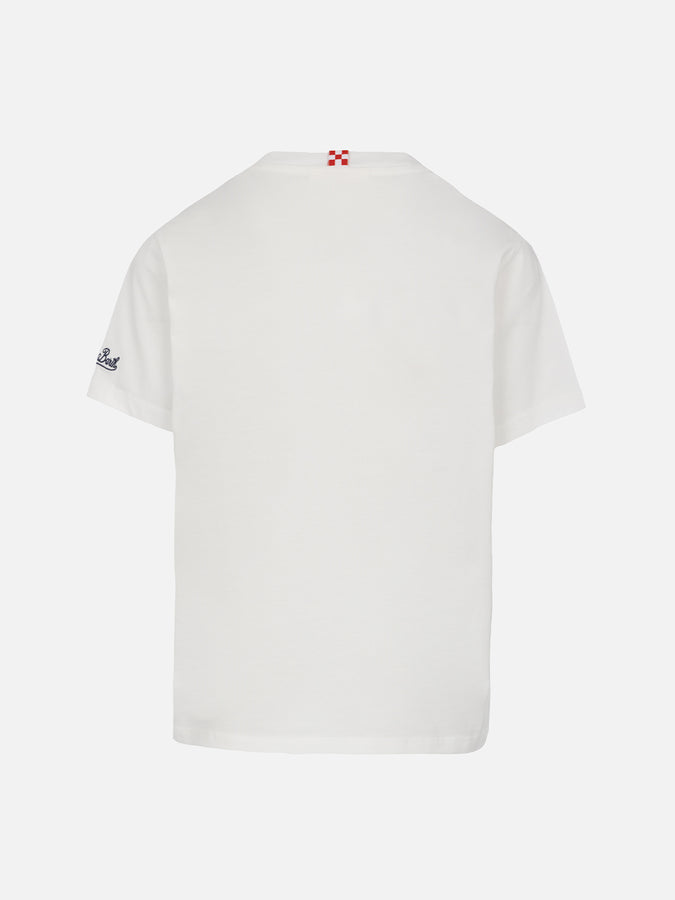 Mc2 Saint Barth T-shirt Da Bambino In Cotone Con Stampa Dei Super Eroi Marvel | EDIZIONE SPECIALE MARVEL