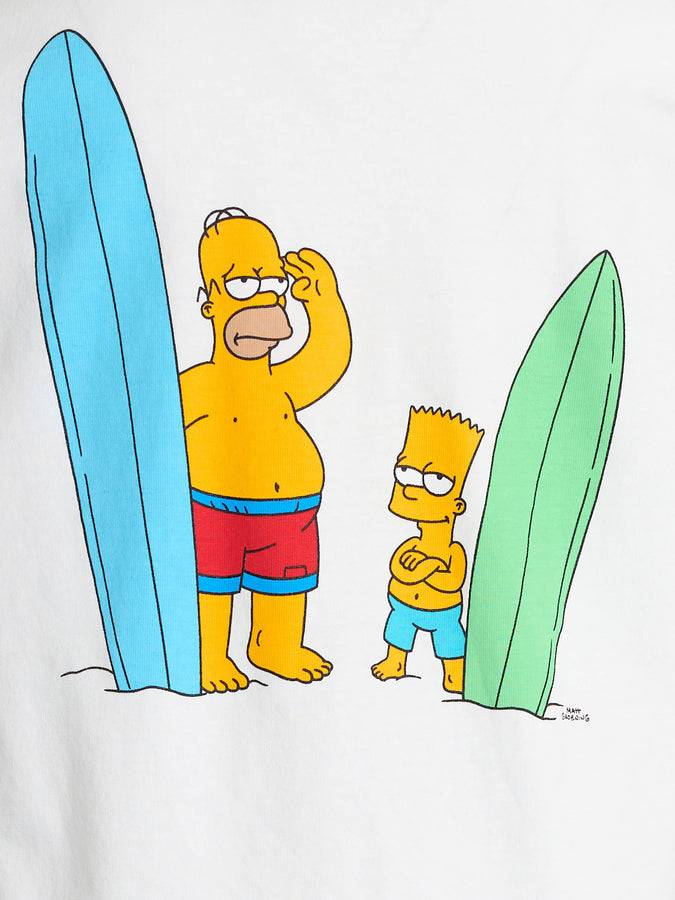 Mc2 Saint Barth T-shirt Da Bambino In Cotone Con Stampa E Ricamo Bart E Homer |EDIZIONE SPECIALE SIMPSON