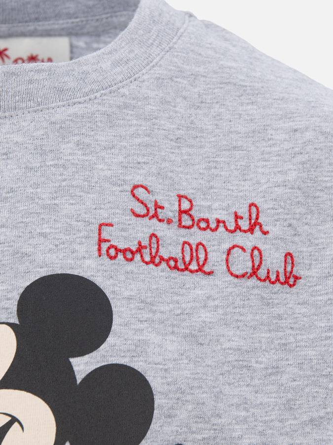 Mc2 Saint Barth T-shirt Da Bambino In Cotone Con Stampa E Ricamo Topolino | EDIZIONE SPECIALE DISNEY