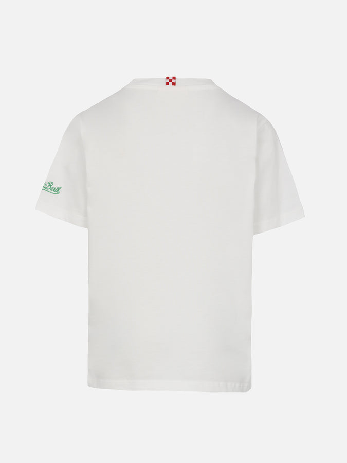 Mc2 Saint Barth T-shirt Da Bambino In Cotone Con Stampa Hulk | EDIZIONE SPECIALE MARVEL