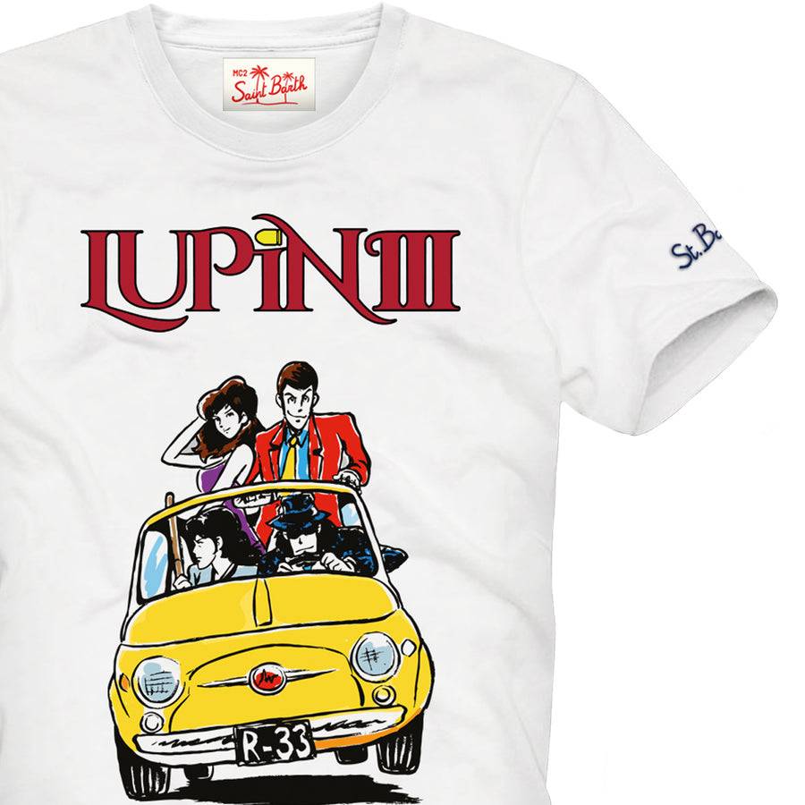 Mc2 Saint Barth T-shirt Da Bambino In Cotone Con Stampa Lupin | LUPIN III EDIZIONE SPECIALE