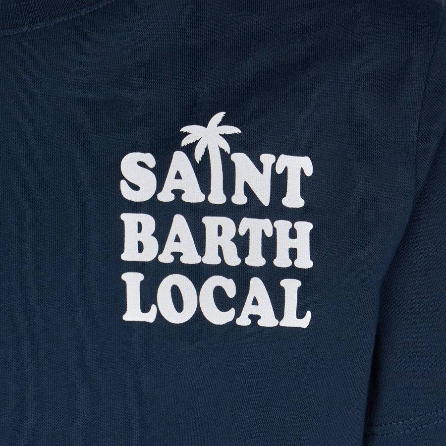 Mc2 Saint Barth T-shirt Da Bambino In Cotone Con Stampa Saint Barth Local