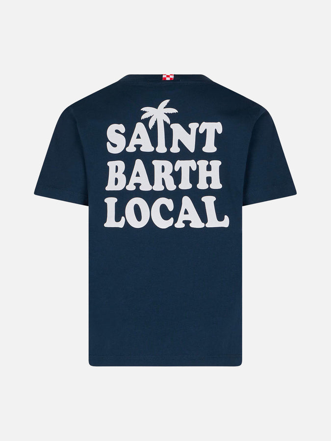 Mc2 Saint Barth T-shirt Da Bambino In Cotone Con Stampa Saint Barth Local