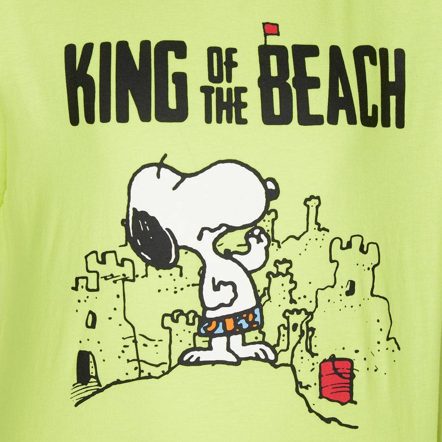 Mc2 Saint Barth T-shirt Da Bambino In Cotone Con Stampa Snoopy | EDIZIONE SPECIALE PEANUTS®