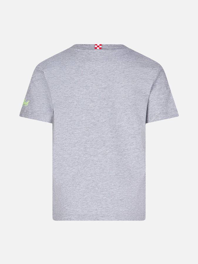Mc2 Saint Barth T-shirt Da Bambino In Cotone Con Stampa Snoopy Surfista | SNOOPY - EDIZIONE SPECIALE PEANUTS™