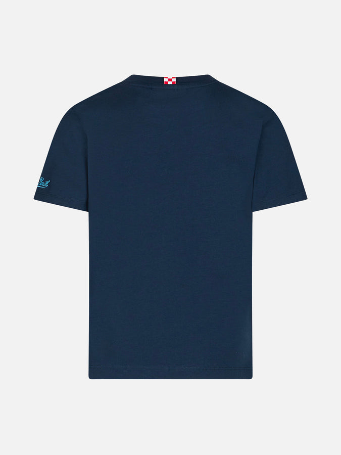 Mc2 Saint Barth T-shirt Da Bambino In Cotone Con Stampa St. Barth Champion Minions | MINIONS EDIZIONE SPECIALE
