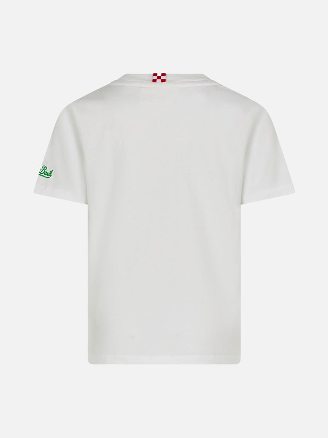 Mc2 Saint Barth T-shirt Da Bambino In Cotone Con Stampa Vespa | EDIZIONE SPECIALE VESPA®