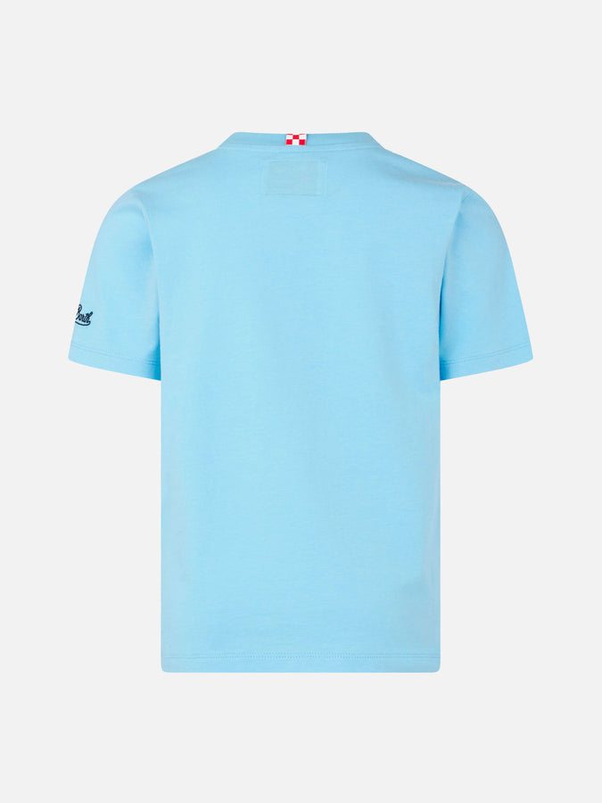 Mc2 Saint Barth T-shirt Da Bambino In Cotone Con Stampa Vespa | EDIZIONE SPECIALE VESPA®