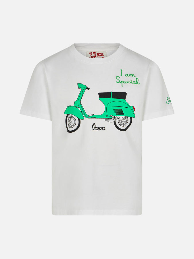 Mc2 Saint Barth T-shirt da bambino in cotone con stampa Vespa | EDIZIONE SPECIALE VESPA®