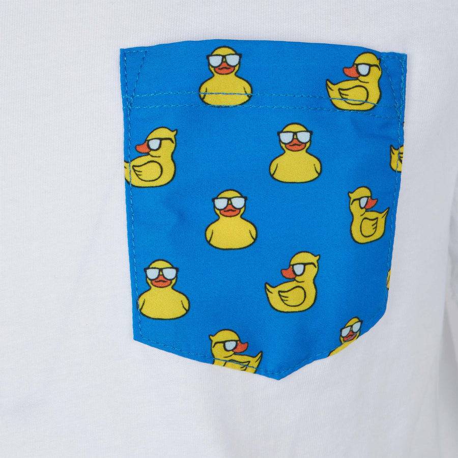 Mc2 Saint Barth T-shirt Da Bambino In Cotone Con Taschino Stampato