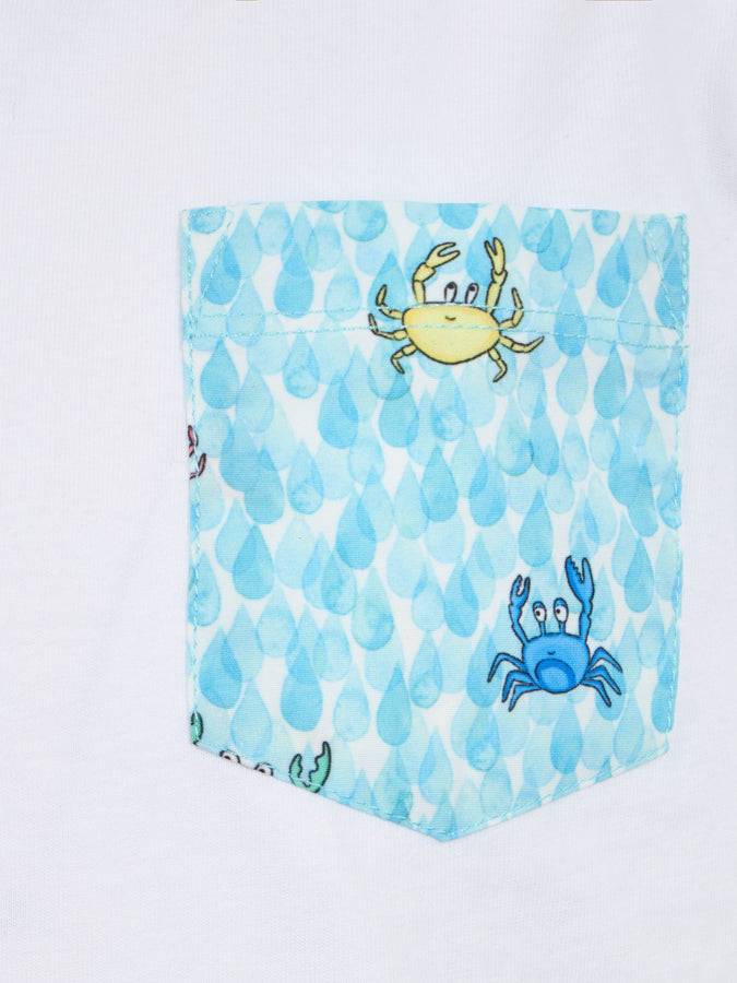 Mc2 Saint Barth T-shirt Da Bambino In Cotone Kea Con Taschino Stampato