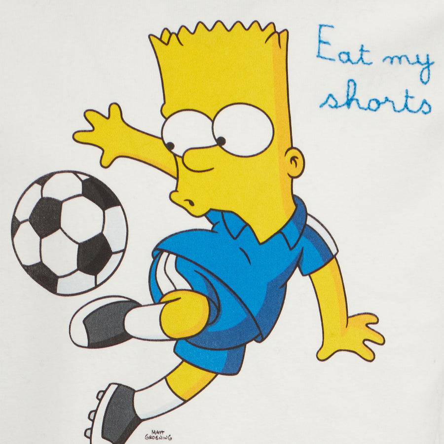 Mc2 Saint Barth T-shirt Da Bambino In Cotone Pesante Con Stampa Bart Soccer | EDIZIONE SPECIALE DEI SIMPSON