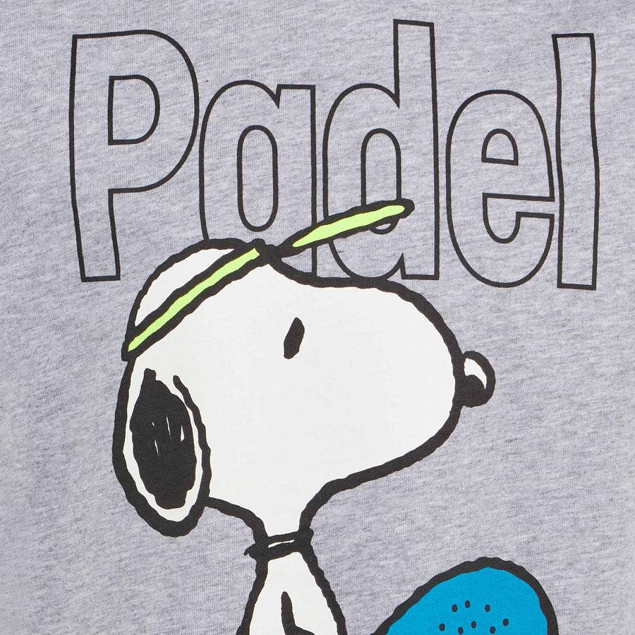 Mc2 Saint Barth T-shirt Da Bambino In Cotone Pesante Con Stampa Snoopy Amante Del Padel | EDIZIONE SPECIALE SNOOPY PEANUTS™