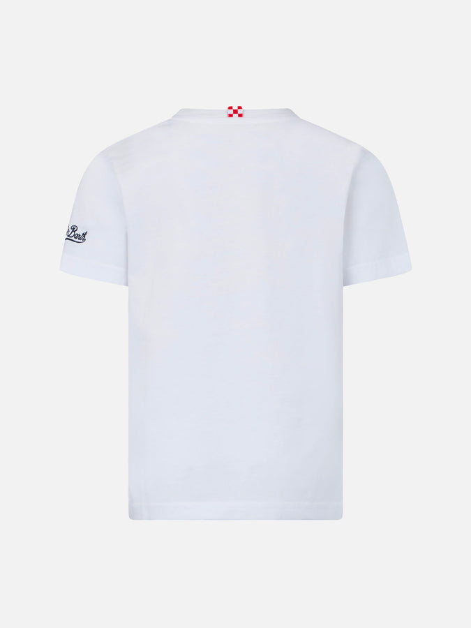 Mc2 Saint Barth T-shirt Da Bambino Saint Barth Monkey Surf