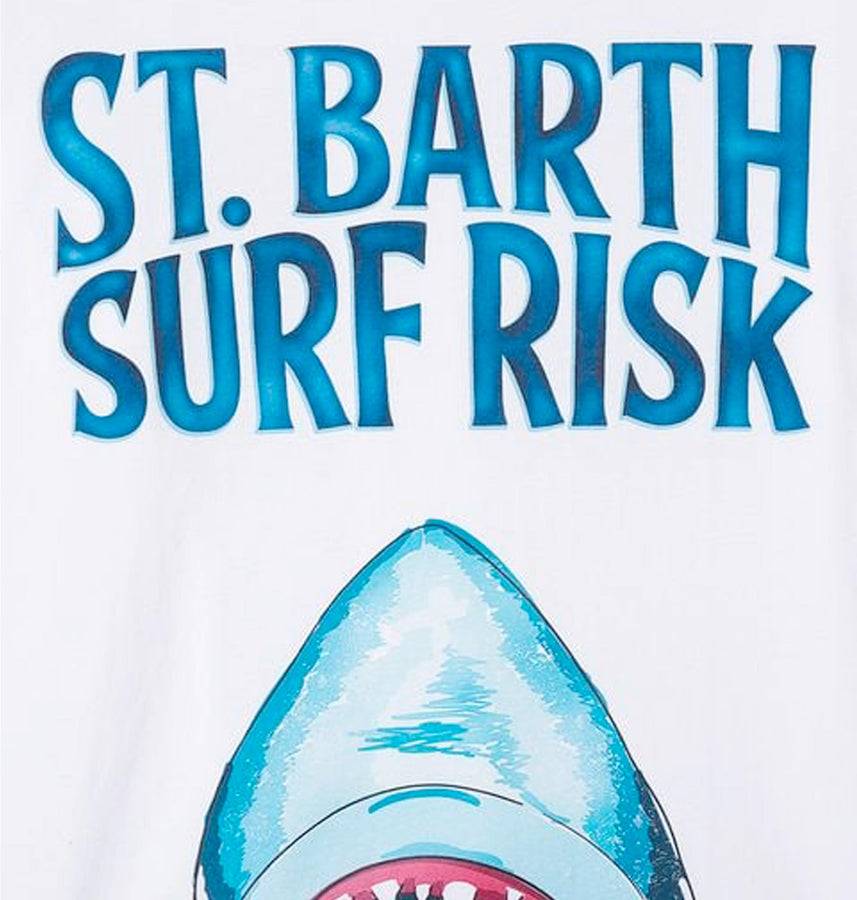 Mc2 Saint Barth T-shirt Da Bambino Saint Barth Surf Risk