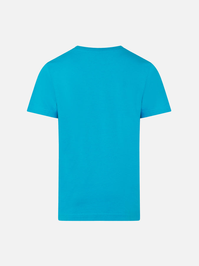 Mc2 Saint Barth T-shirt Da Bambino Stampa Skate Island